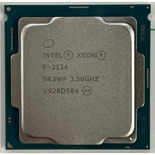 CM8068403654319S R3WP CPU - Xeon E-2134 8M Cache, 4.50 GHz