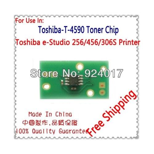 For Toshiba T-4590C T-4590D T-4590U T-4590E T4590C T4590D T4590U T4590E Toner Chip,For Toshiba 206L 206 306 506 Refill TonerChip