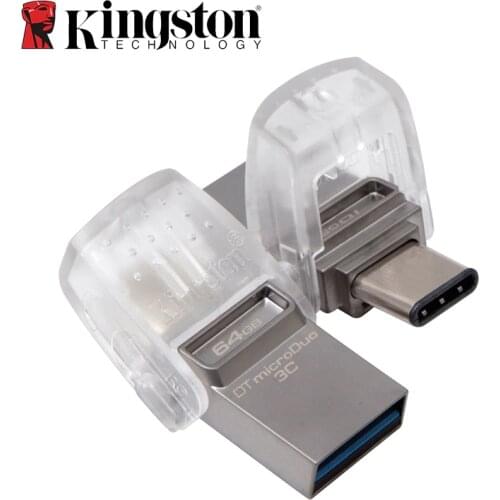 Kingston USB Flash Drive 64GB 32GB 16GB USB 3.1 Type-C Pendrive Disk Memory Stick usb 3.0 Digital Data Traveler Micro cle USB