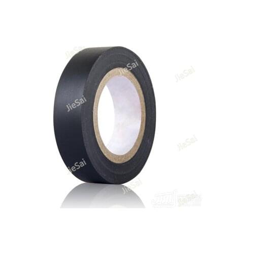 2 Pcs Black PVC Flame Retardant Adhesive Vinyl Electrical Insulation Tape Roll Heat Resistant Electrical Power Insulating Tape
