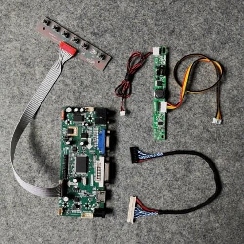 M.NT68676 1366*768 LCD display controller board LVDS 30 Pin VGA DVI 60Hz WLED For LM185WH2/HM185WX1/HT185WX1 screen DIY kit