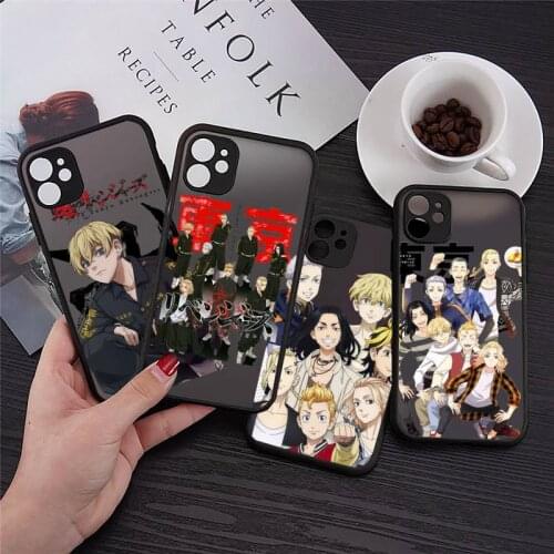 Manjiro sano Tokyo Avengers Revengers Anime Phone Case For iPhone 12 11 Mini Pro XR XS Max 7 8 Plus X Matte transparent cover
