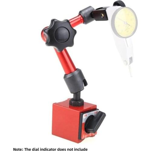 Mini Universal Magnetic Base Holder Table Seat Correction Gauge Stand Indicator Tool Flexible Dial Test Indicator