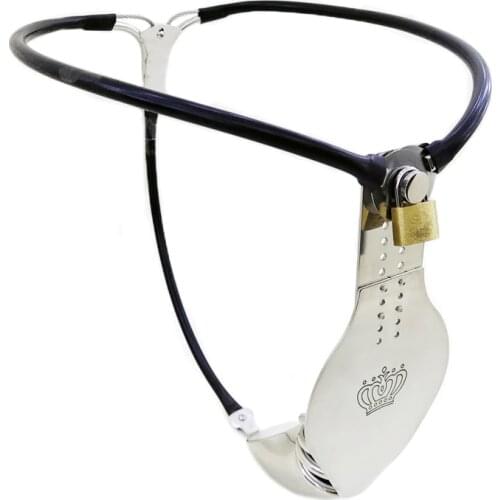 Male Chastity Belt Penis Cage Pants Cbt BDSM Bondage Adult Games Erotic Metal Chastity Lock Device Cock Cage Sex Toys For Men