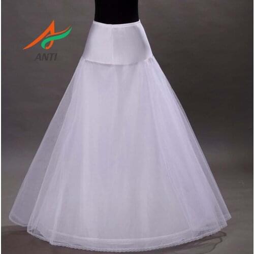 ANTI New Arrivals 100% High Quality A Line Tulle Dress Wedding Bridal Petticoat Underskirt Crinolines for Wedding Dress
