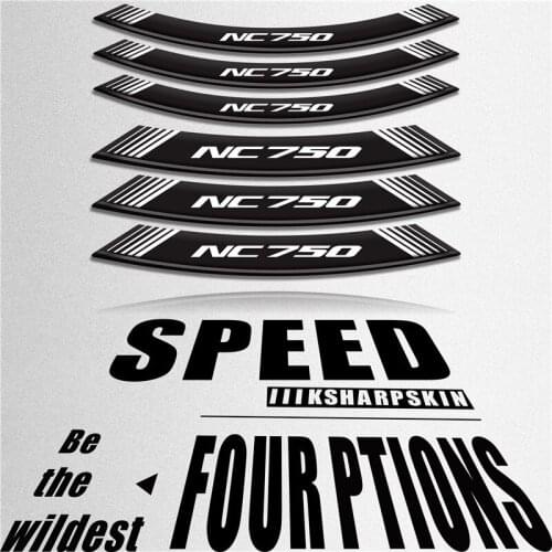 New personality motorcycle sticker tire decal reflective decorative wheel film suitable for HONDA NC750