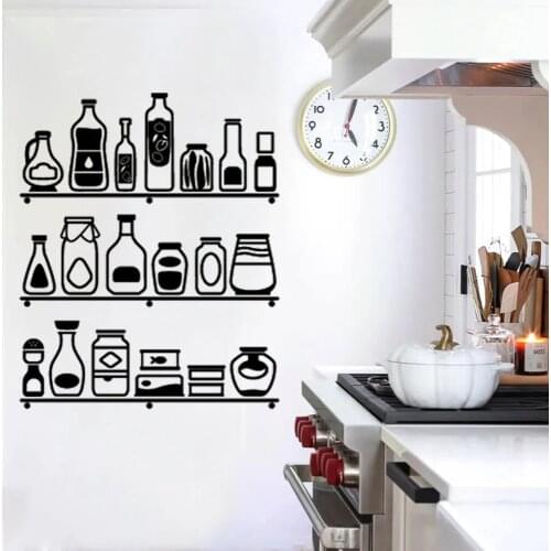Routine Seasonings Wall Stickers Love Sweet Humor Patient Family Quote Decals Kitchen Dining Room Resturant Vinyl Mural RU2287