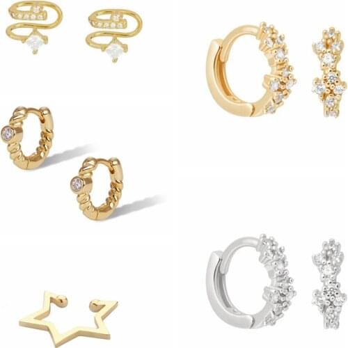 Solid 925 Sterling Silver Cute Women Stud Earrings Fine Jewelry for Girlfriends Woman Wedding Birthday Gift Piercing Earring