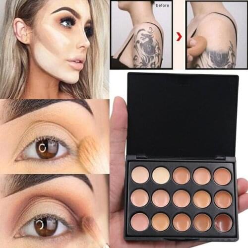 15 Colors Face Concealer Palette Cream Contour Makeup Look Concealer New Perfect Natural Make A You Y And Up Give P3H3