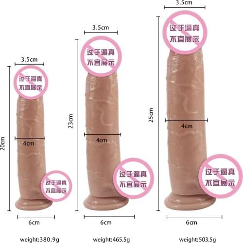 Realistic Dildo With Ball Sex Toy for Women Penis with Strong Suction Cup Vagina G-spot Anal Plug Massager Clitoris Stimulator