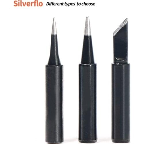 SILVERFLO-900M-T I/B/K Black Iron Tips For WEP Soldering Iron Solering Station Lead Free Tips