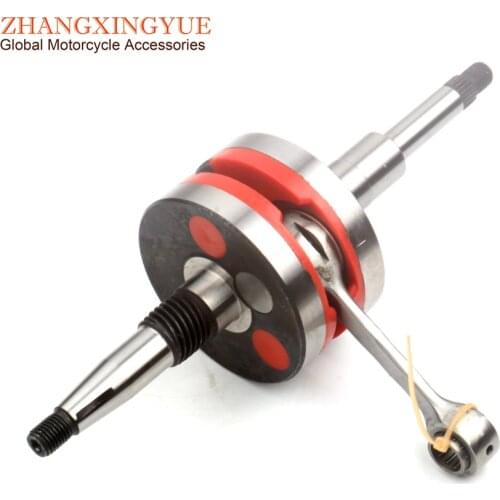 Scooter racing crankshaft for Peugeot 50 Zenith Vivacity Trekker TKR Squab Splinter Buxy M Speedfight 2 50cc 2-stroke