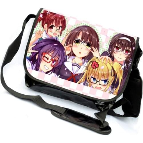 Saenai heroine no sodate-kata Kasumigaoka Utaha Shoulder Bags Tote Canvas Messenger Corssbody Bag Shopping Bag
