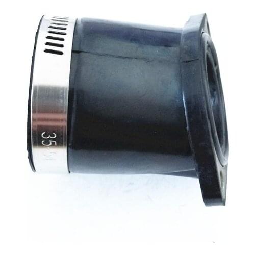 Motorcycle Carb Intake Carburetor Interface Boot Joint Fit for Kawasaki KVF400 Prairie 2WD/4WD 16065-1337
