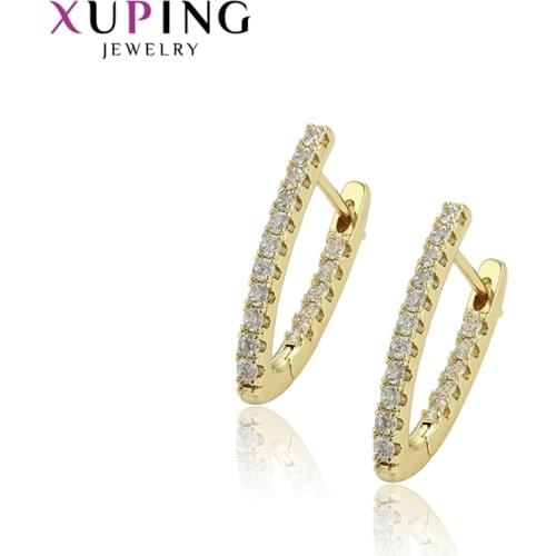 Xuping Jewelry Hot Sale Designs Earring with Synthetic Cubic Zirconia for Women Gifts 97085