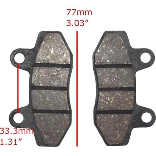 Rear Brake Pads For Dirt Pit Bike Tank Touring 150DE Roketa Bali 150 YAMAHA ATV YFZ450 2006-2009/2012-2013 YFZ450 R 2009-2015