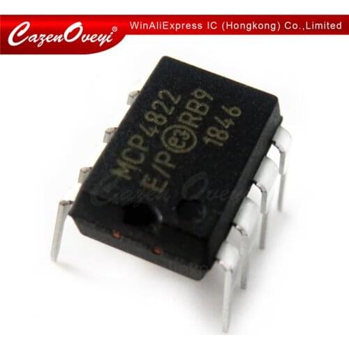 1pcs/lot MCP4822-E/P MCP4822 DIP-8 new original In Stock