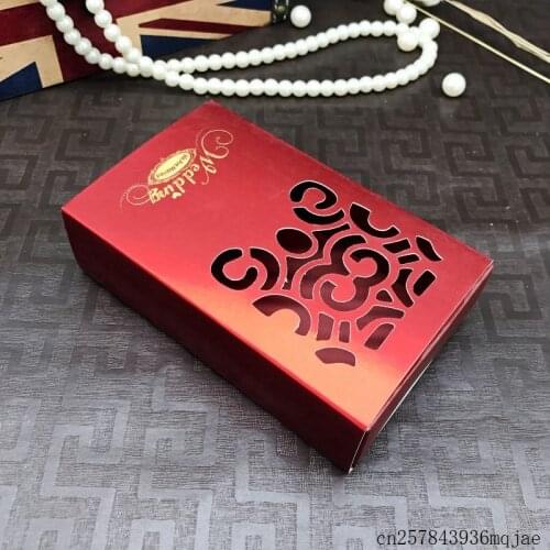 200pcs Paperboard Gift Cake Boxes Wedding Candy Boxes Wedding Gift Party Favors
