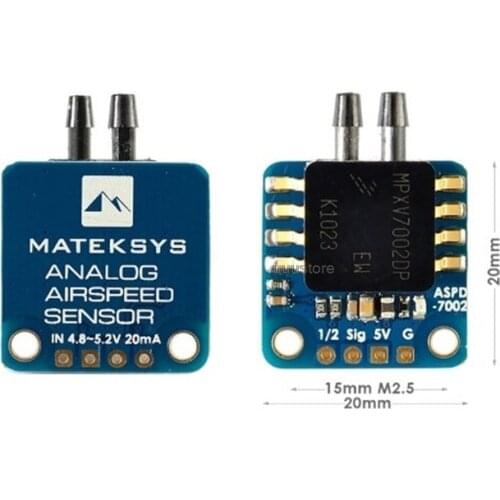 2020 New Matek Systems Analog Airspeed Sensor ASDP-4525 Flight control sensor for F4 F7 F722 765 WING IANV Flight Controller