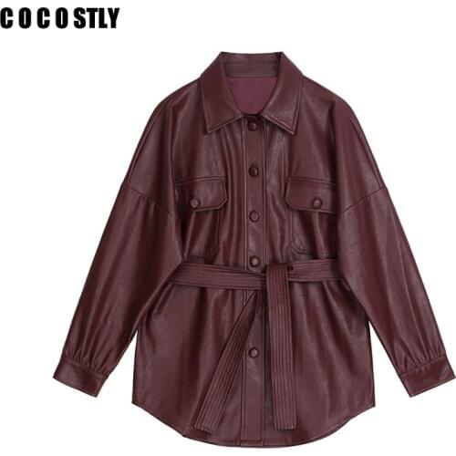 Женские красные куртки COCOSTLY China At AliExpress