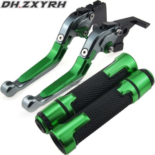 For Kawasaki NINJA EX500R/GPZ500S 1990-2009 EX GPZ 500 S R Motorcycle Adjustable Brake Handle Clutch Levers Handbar End Grips
