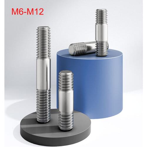 M6 M8 M10 M12 Double End Thread Rod 316 Stainless Steel Dual Head Threaded Bar Headless Stud Bolts Screw Tooth Stick
