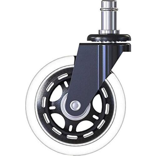 40mm Diameter 11mm Thread Furniture Caster Wheel Roller Swivel Trolley Cart Wheel