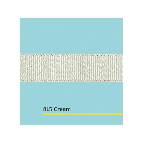 1" inch (25mm) silver glitter Cream grosgrain ribbons