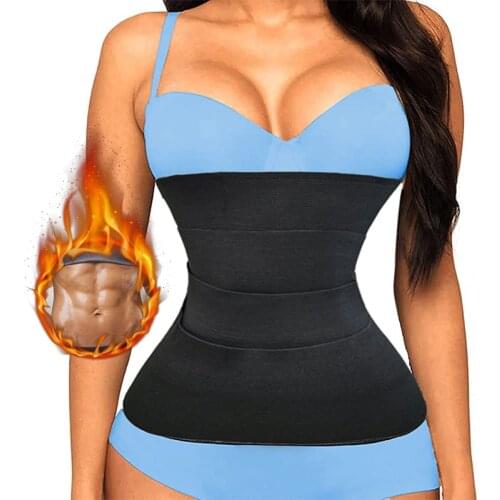 Free size Waist Trainer Corset Belly Tummy Wrap Slim Abdomen Belt Body Shaper For Waist Support Sport Workout Sweat Bands