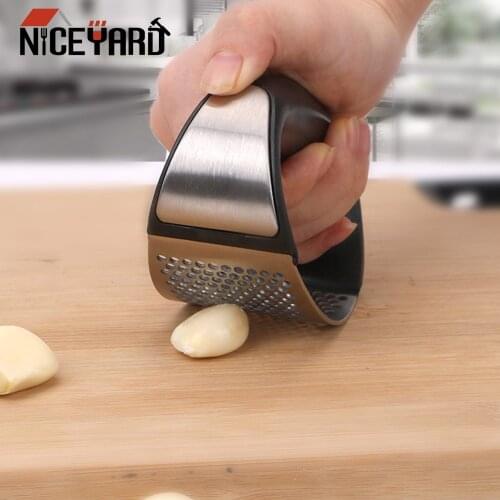 NICEYARD Kitchen Accessories Garlic Grinding Slicer Ginger Crusher Chopper Cutter Cooking Gadgets Tools Garlic Presses