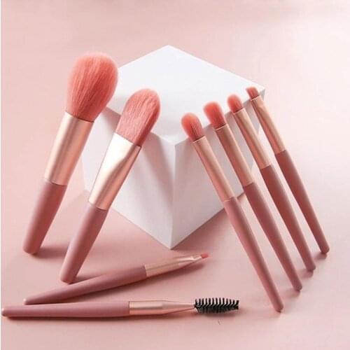 8 Makeup Brush Set Brush Eye Shadow Eyelash Comb Brush Blush Loose Powder Brush Makeup Brush Beauty Tool
