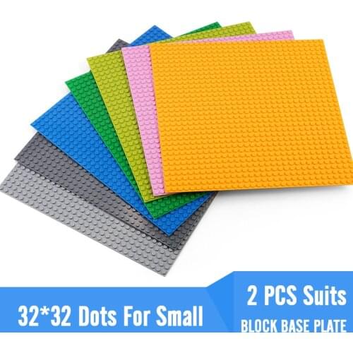 32*32 Dots Classic Plastic Blocks Base Plates Brand Small Size DIY Bricks Baseplates Construction Building Toys For Children
