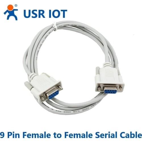 RS232 Female to Female serial cable COM Port Data Cable 9 Pin 1.5M