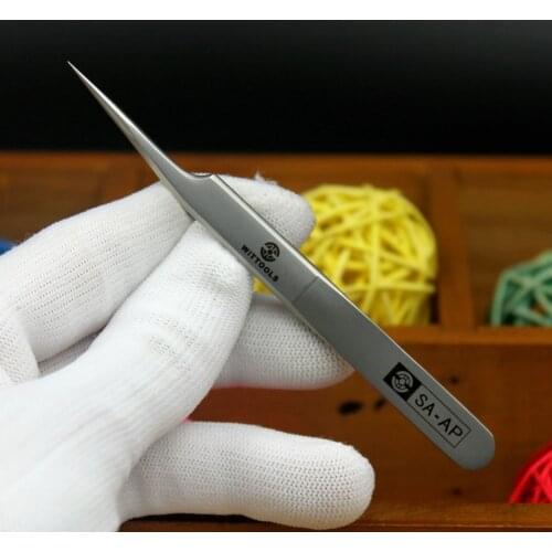 Industrial Tweezers SA-AP Precision Tools for Repairing Mobile Making Jewelry Laboratory Work Hobby Blackhead Remover