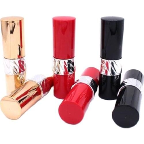 12.1mm Empty Lipstick Tube New Lip Balm Container DIY High Class Round Empty Lipstick Bottle Plastic Lipstick Package 50pcs/Lot