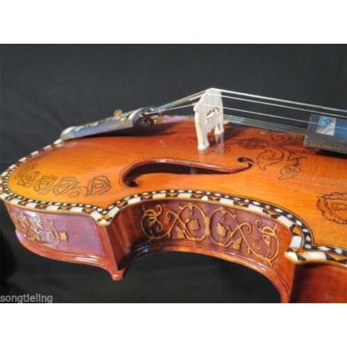 Deluxe fancy Norwegian fiddle 16" viola (4*4) of profession Concert