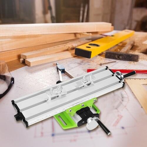 310X90mm Multifunctional Micro Bench Drill Drilling and Milling Machine Cross Table Drilling and Milling Machine Table Machine
