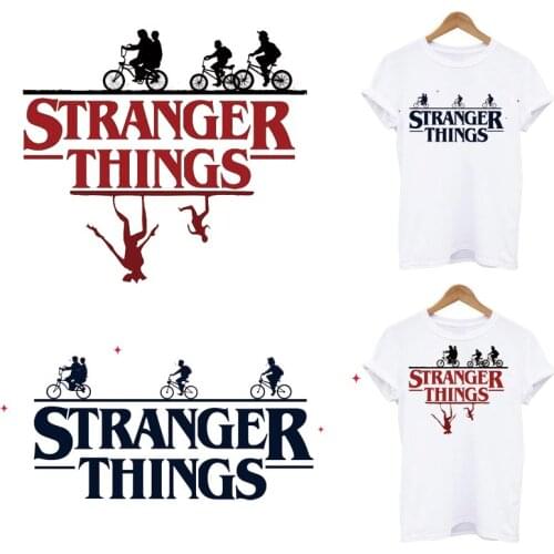 Stranger Things Patches TV show Season 3 Iron On Transfers for Clothing Men&Women T-shirt Thermal Transfers Patches Decoration