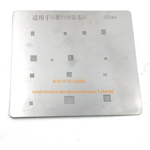 For Samsung S6 Edge BGA Stencil Power wifi Audio Charger IC Reballing Stencil Tin Plant Net Direct Heating Plate S5044