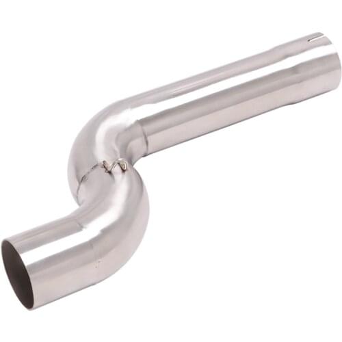 Slip On Motorcycle Exhaust Middle Link Pipe Mid Connect Tube Stainless Steel Exhaust System For BMW F900R XR 2020 2021