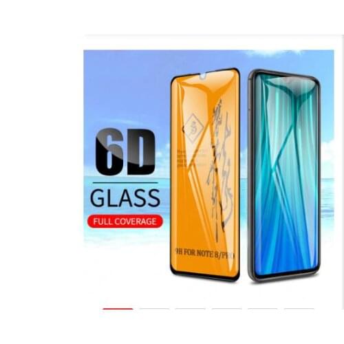 10PCS 6D Tempered Glass For Xiaomi Mi Redmi Note 8 Pro Full Glue Cover Screen Protector For Redmi Note 8 Note8 TTempered Glass