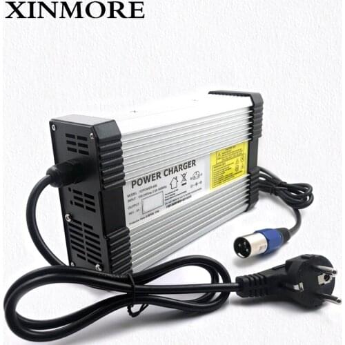 XINMORE 63V 6A Lithium Battery Charger for 55.5V 5S Li-ion Polymer Scooter E-bike Ebike With CE ROHS