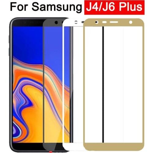 Protective Glass Case On The For Samsung Galaxy j6 j4 plus J 4 6 4j 6j tempered glas Screen Protector Samsong galax Galaxi 9H