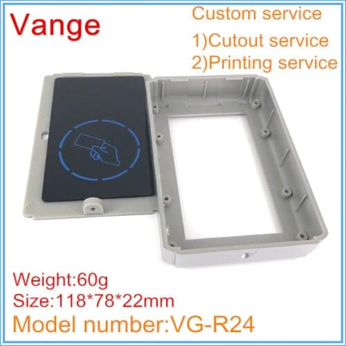1pcs/lot swipe card access control project box 118*78*22mm ABS plastic case enclosure diy for RFID junction box