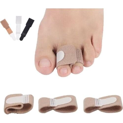 1pc Toe Finger Straightener Hammer Toe Hallux Valgus Corrector Bandage Toe Separator Splint Wraps Foot Care Supplies