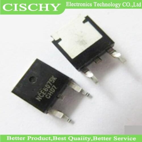 10PCS NCE6075K TO252 NCE6075 TO-252 6075K 60V 75A