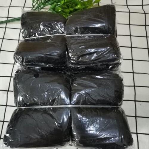 100 Pcs/Lot Black Pouches Drawstring Small Gift Packaging Bag Organza Jewelry Travel Bag Wedding Party Candy Bags Wholesale