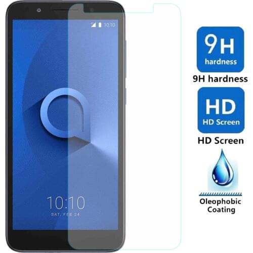2 x 9H Hardness Tempered Glass Screen Protector Explosion-proof Front Films For Alcatel 1X Evolve/IdealXtra 5059R/TCL LX A502DL
