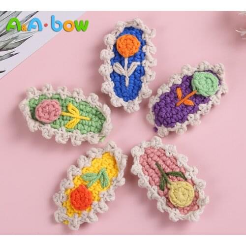 5pcs/lot Flower Snap Baby Hair Clip for Women Cute BB Barrettes Headwear for Children 7cm Mom and Baby Hair Accessories
