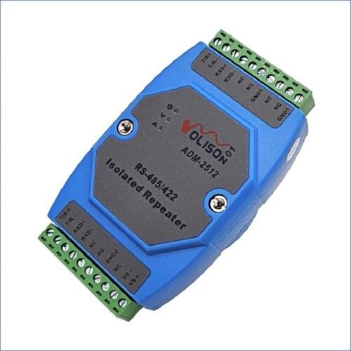 ADM-2511 Industrial grade 485 repeater opto isolation RS422 trans 485 isolator rs485/422 amplifier
